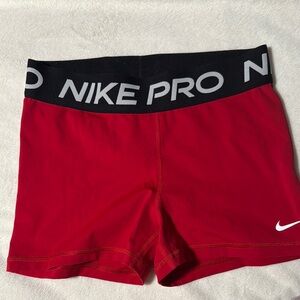 Nike Pro Red Shorts